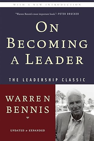 Portada libro 'On becoming a leader'.
