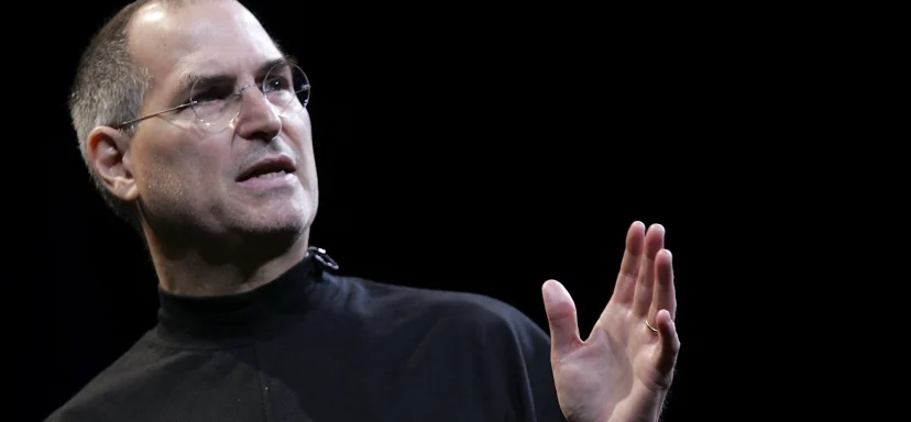 Imagen de Steve Jobs (Getty Images), símbolo de liderazgo en la historia reciente.