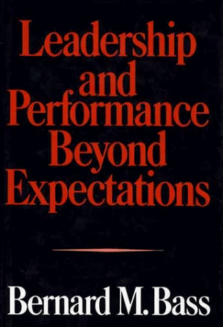 Portada libro 'Leadership and performance beyond expectations'.